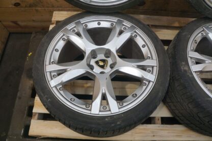 Set Callisto Wheel Rim Tire 19x8.5" 19x11" 5x112 Oem Lambo Gallardo R8 *NOTE* - Image 9