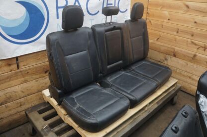 Set Of Front Rear Left & Right Seat Black OEM Ford F150 Shelby P552 2016 *Note* - Image 16