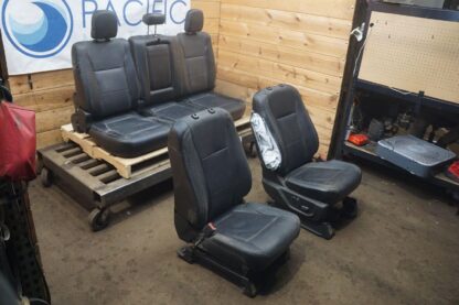 Set Of Front Rear Left & Right Seat Black OEM Ford F150 Shelby P552 2016 *Note* - Image 3