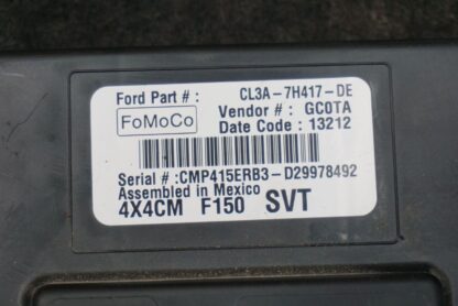 Transfer Case 4X4 Control Module CL3A7H417 Ford F150 Raptor SVT 2012-14 *Note - Image 11