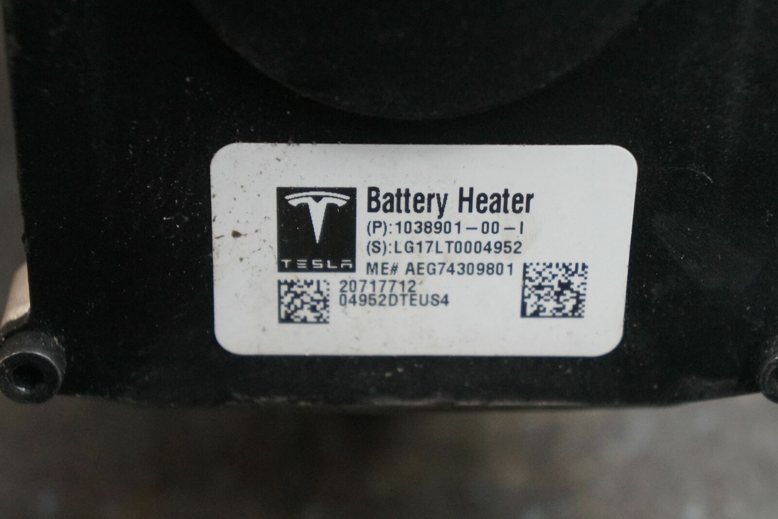 Electric Battery Heater Unit 1038901 00 I Oem Tesla Model S 75d 2018