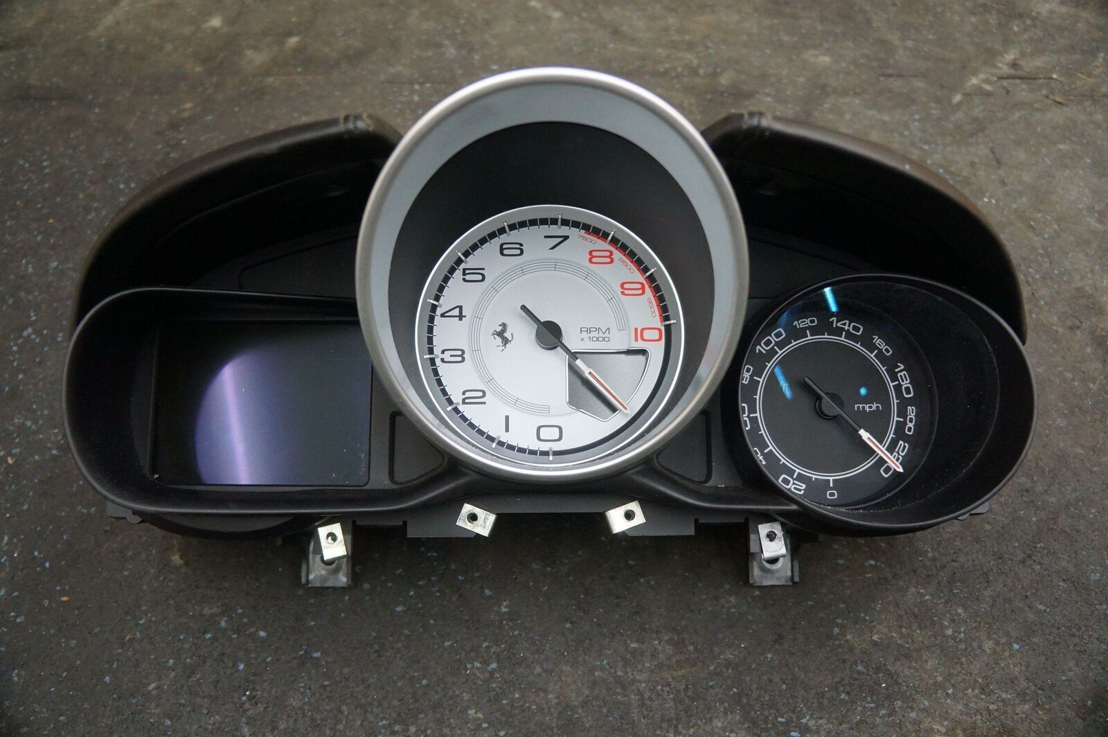 Speedometer Gauge Cluster White Dial Usa 310036 Oem Ferrari California T 2015 Pacific Motors