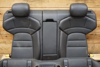Set Of Front Rear Left Right Driver Passenger Seat Black Leather Porsche Taycan - Image 2