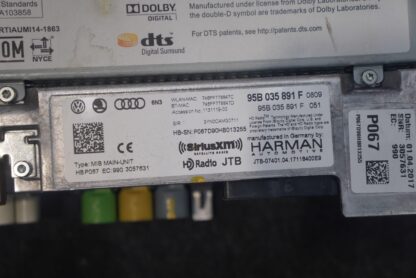 Dash Radio Info Display Screen Monitor Cd Player 95b919606e Porsche Macan 17 - Image 7
