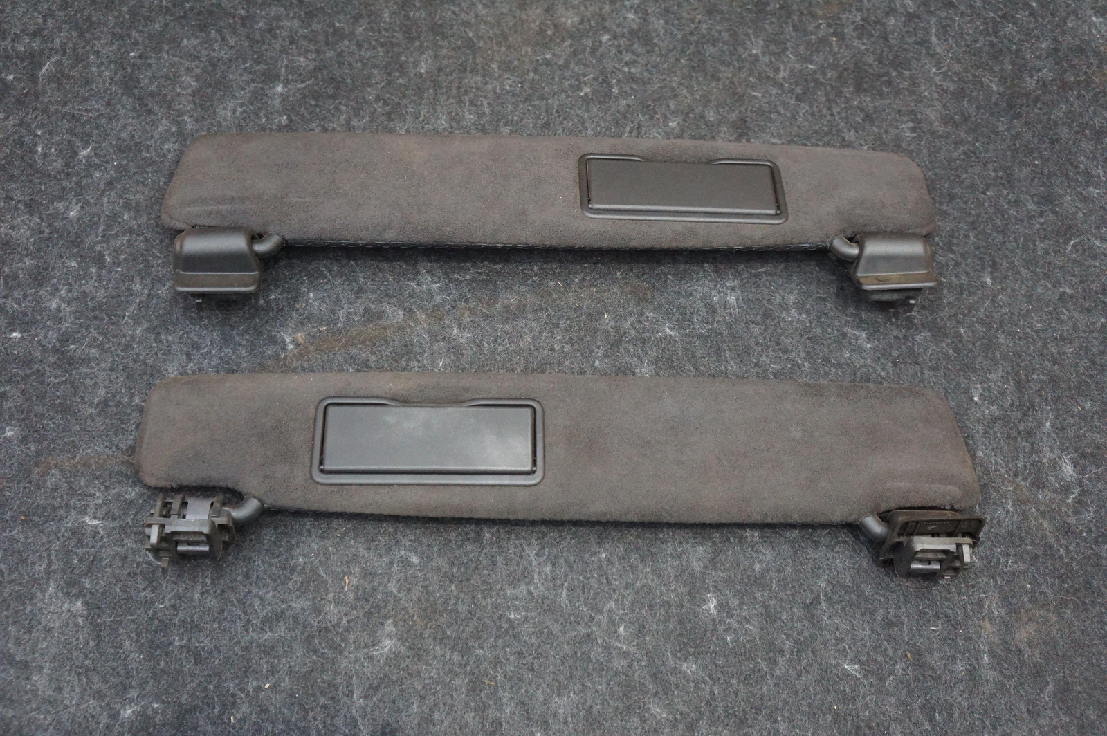 Set Left & Right Windshield Sun Visor W/ Mirror T2r14482pvj Jaguar F-type 15-23 - Image 6