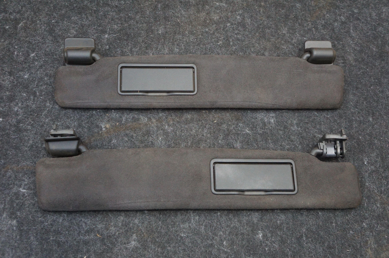 Set Left & Right Windshield Sun Visor W/ Mirror T2r14482pvj Jaguar F-type 15-23