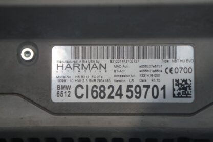 AM FM Radio Receiver Navigation CD Player 65126824597 BMW 750i 740 G11 G12 16-19 - Image 4