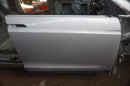 Front Right Passenger Door Shell Starlight Silver OEM Tesla Model X 2016-20 - Image 2