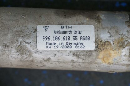 Front Right Return Radiator Line Pipe 99610660957 OEM Porsche 911 996 1999-01 - Image 6