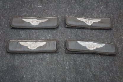 Set Of 4 Front & Rear Interior Seat Belt Cover Bently Continental Flying Spur 06 - Image 3