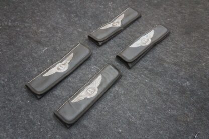 Set Of 4 Front & Rear Interior Seat Belt Cover Bently Continental Flying Spur 06 - Image 4