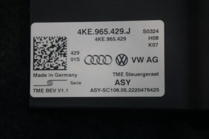 Body Tme Bev Thermal Management Control Module 4ke965429j Porsche Taycan 20-22 - Image 2