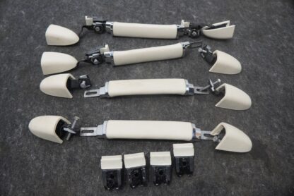 Set Interior Roof Ceiling Grab Assist Handle Cream OEM Bentley Flying Spur 2013+