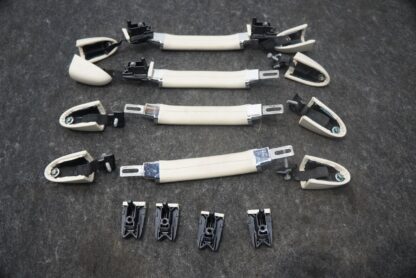 Set Interior Roof Ceiling Grab Assist Handle Cream OEM Bentley Flying Spur 2013+ - Image 5