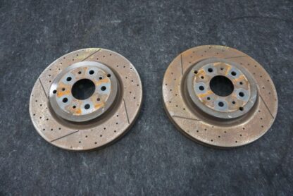 Set Rear Left & Right Disc Brake Rotor 228411 Maserati Granturismo M145 2008-14+