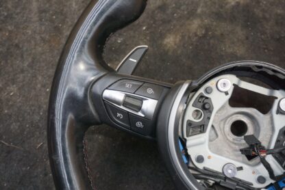 M Sport Steering Wheel Heated Black Paddle Shifter 32307854458 BMW X5M 14-18 - Image 4
