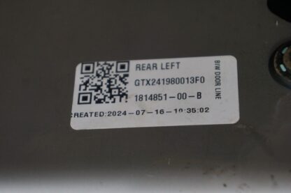 Rear Left Driver Side Door Shell OEM 1814851-00-B Tesla Cybertruck 2024 *Note - Image 4