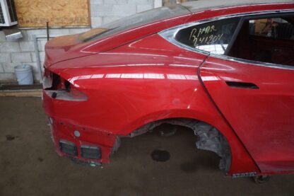 Rear Right Passenger Quarter Panel Body Structural Metal Cut Tesla Model S 2015