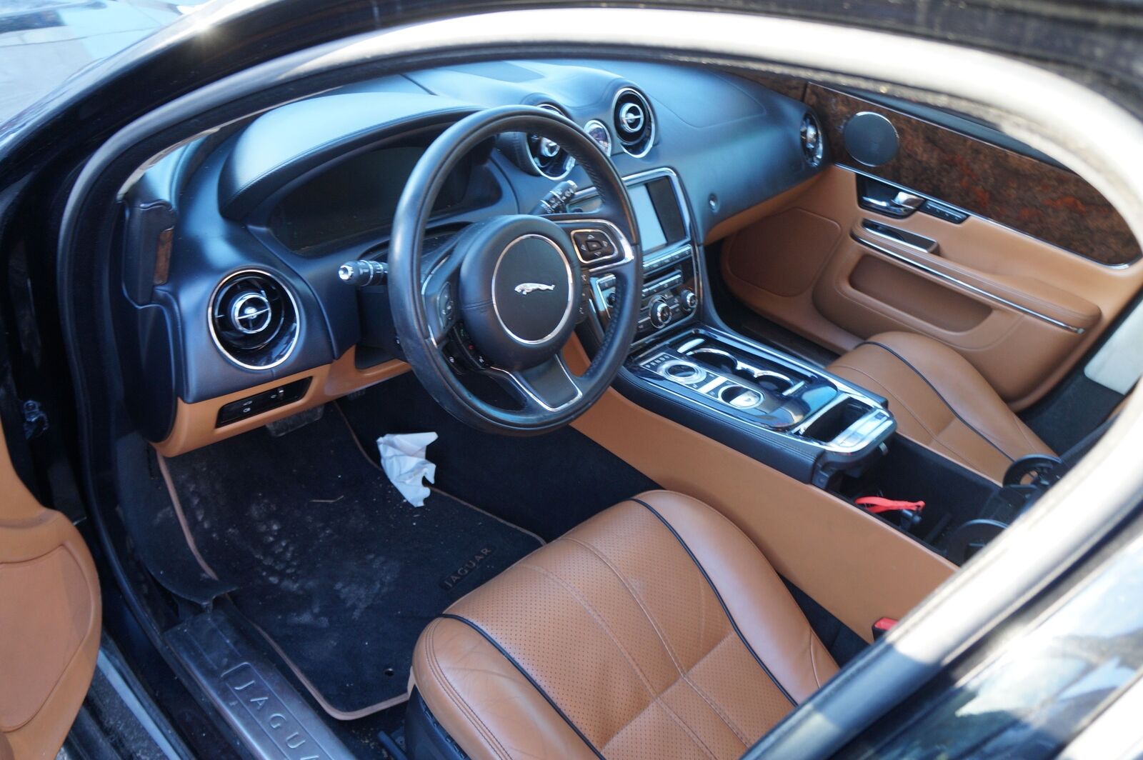 Set Front Rear Interior Door Trim Panel Lwb London Tan Black Jaguar Xjl 2012