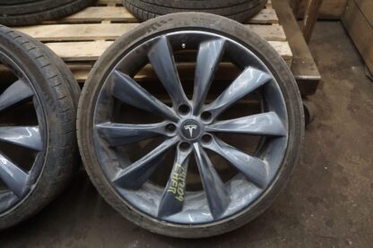 Set 4 Front & Rear 21x8.5 10 Spoke Wheel 6005868-00-F Tesla Model S 12-16 *Note* - Image 11