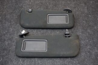 Set Left Right Driver Passenger Windshield Sun Visor Mirror Black Lexus Is350 22