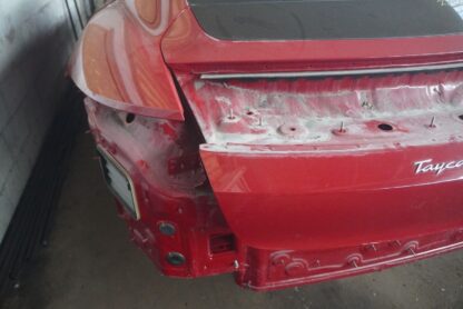 Rear Left Quarter Panel Body Structural Metal Cut Red Porsche Taycan 2021 - Image 3