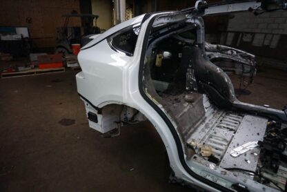 Rear Right Quarter Panel Body Structural Metal Cut Tesla Model X 75D 2016 - Image 2