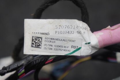 Front Left Driver Door Wire Wiring Harness 1032432-80-F Tesla Model X 2016-20 - Image 5