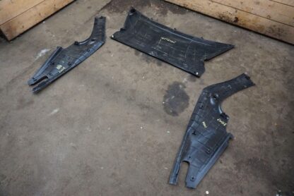 Set 3 Front Left Right Center Frunk Trunk Trim 1060481-00-E Tesla Model S 16-20 - Image 9