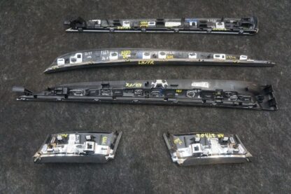 Set 5 Front Rear Door & Pillar Trim 1624283-00-E Tesla Model S Plaid 2023 *Note - Image 2