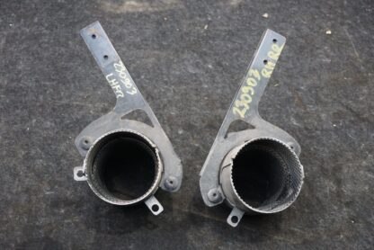 Set Rear Left & Right Exhaust Tail Pipe Tip Black Oem Aston Martin Rapide 2011 - Image 3