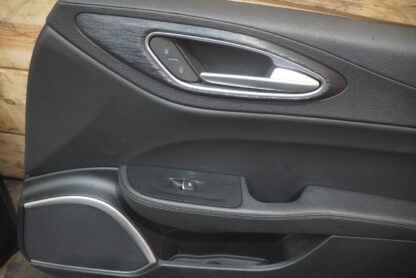 Set 4 Front Rear Left Right Interior Door Trim Panel Black Alfa Romeo Giulia 19 - Image 3