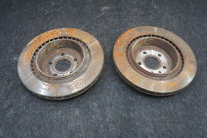 Set Of 2 Rear Left & Right Disc Brake Rotor OEM 1027632-00-B Tesla Model S 12-20 - Image 6