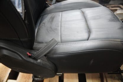 Set Front Rear Seat Black Leather Heated OEM Jeep Wrangler Sahara JL 2021 *Note* - Image 5