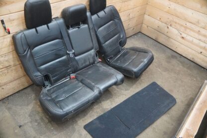 Set Front Rear Seat Black Leather Heated OEM Jeep Wrangler Sahara JL 2021 *Note* - Image 6