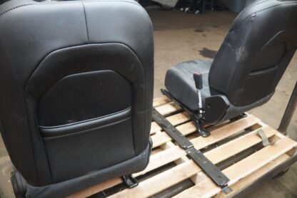 Set Front Rear Seat Black Leather Heated OEM Jeep Wrangler Sahara JL 2021 *Note* - Image 8