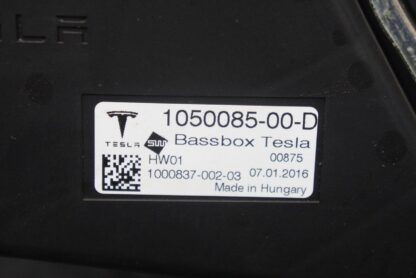 Radio Audio Sound Speaker Sub Woofer Bass Box 1050085-00-D Tesla Model X 2016-20 - Image 5