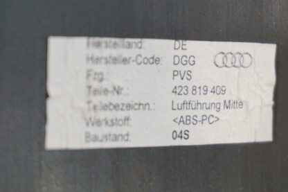 HVAC Climate Heater Evaporator Core Duct Assembly 4F0820103 OEM Audi R8 2008-15 - Image 10