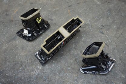 Set of 3 Left Center Dash Rear Console Air Vent OEM Audi A4 S4 A5 S5 B8 10-17 - Image 6