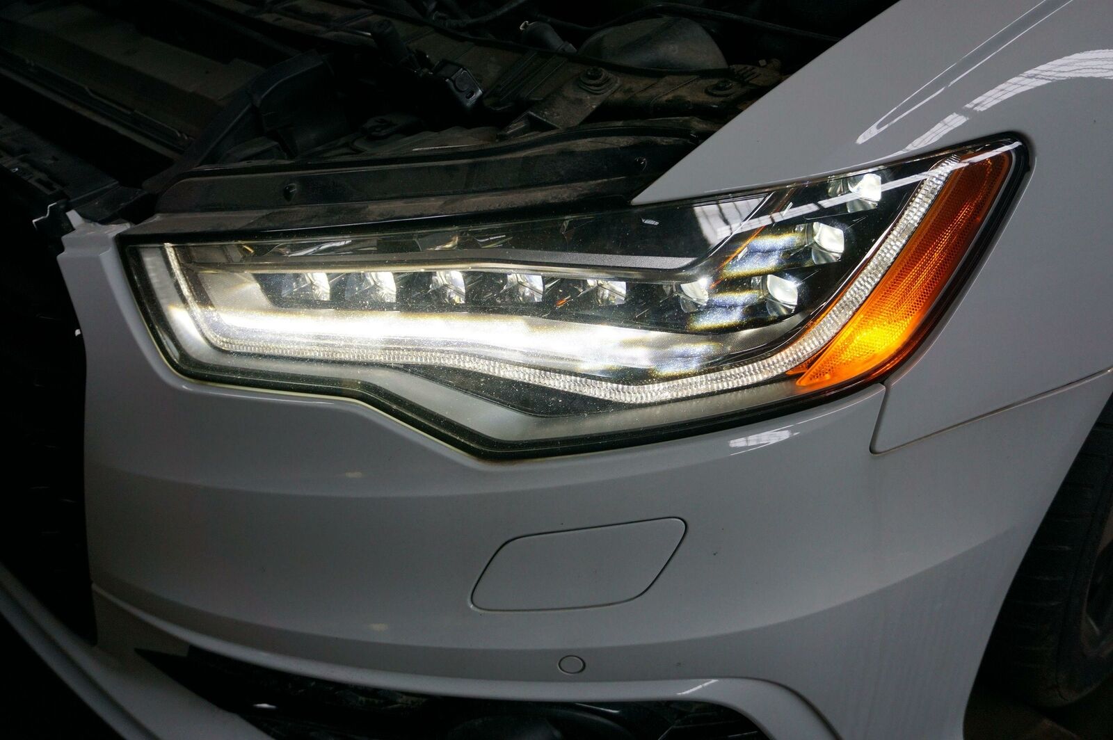 Left LED Headlight Assembly 4G0941773E OEM Audi S6 2013-15 A6 – Pacific Motors