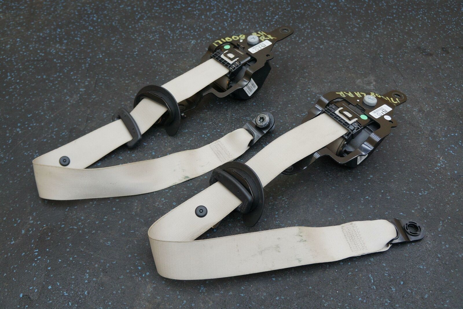 Set Rear Left & Right Seat Belt Retractor 72117395073 BMW X5 M F15 F85 ...