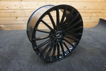 22x10.5 5x112 20 Spoke Rear Wheel Rim Gloss Black Mercedes S580 W223 2021 *Note - Image 2