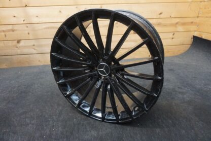 22x10.5 5x112 20 Spoke Rear Wheel Rim Gloss Black Mercedes S580 W223 2021 *Note - Image 3