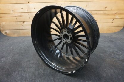 22x10.5 5x112 20 Spoke Rear Wheel Rim Gloss Black Mercedes S580 W223 2021 *Note - Image 5