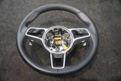 Driver Steering Wheel Black Heated 95B419091AK Porsche Macan 2015-24 Cayman