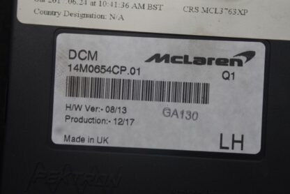 Front Left Driver Door Computer Control Module ECU 14M0654CP McLaren 720S 2018 - Image 5