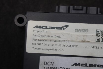 Front Left Driver Door Computer Control Module ECU 14M0654CP McLaren 720S 2018 - Image 6