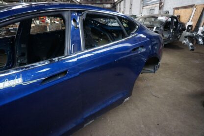 Rear Left Driver Door Shell Blue OEM 6006394-E0-H Tesla Model S 2016-20 *Note - Image 2