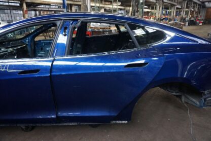 Rear Left Driver Door Shell Blue OEM 6006394-E0-H Tesla Model S 2016-20 *Note