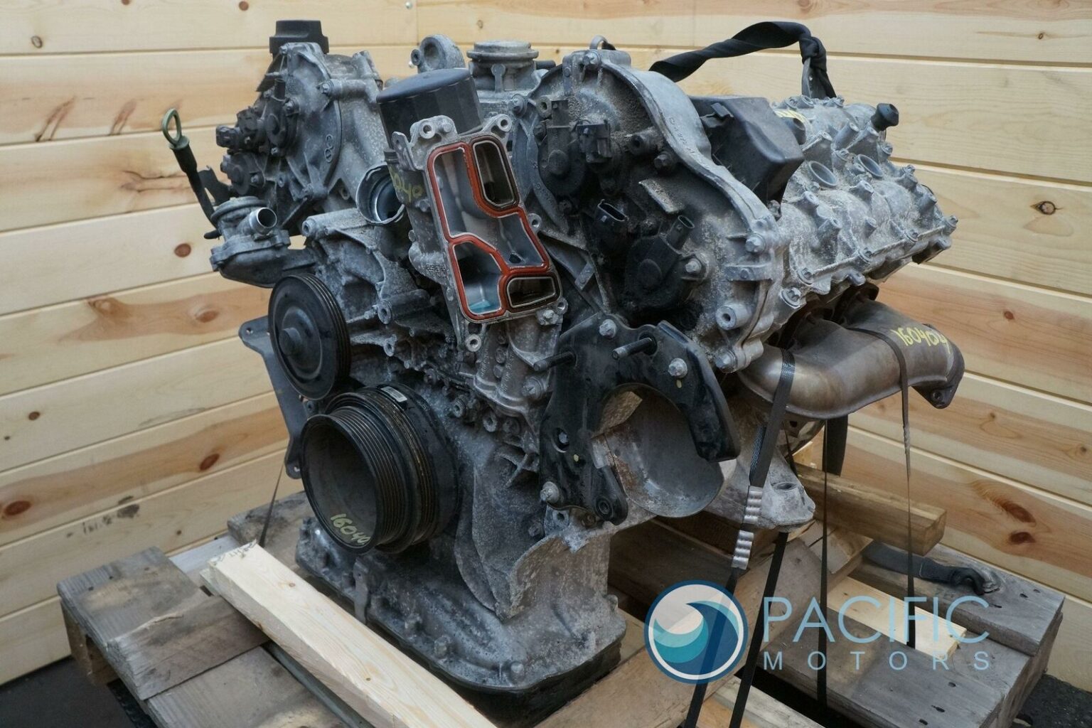 3.5L V6 M272 Engine Longblock Assembly (272.974) Mercedes S400 Hybrid ...